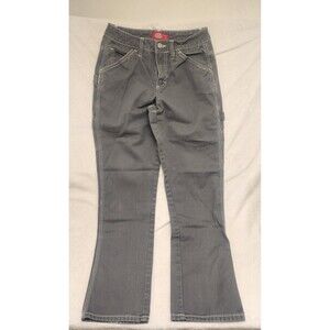 Dickies Gray Jeans Straight Leg Jeans Y2K Sz 1/25 Junior Contrast Stitch